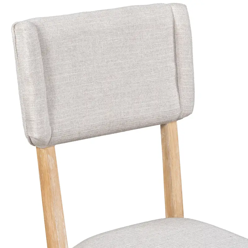 5-Piece Wooden Dining Table Set with 59  Rectangular Table & 4 Chairs