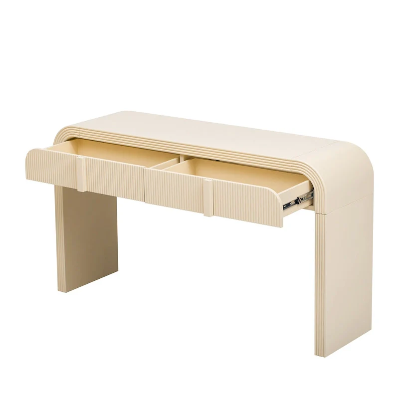 Unique Modern Rounded Silhouette Console Table