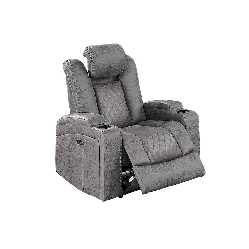 Power Recliner With Cup Holders