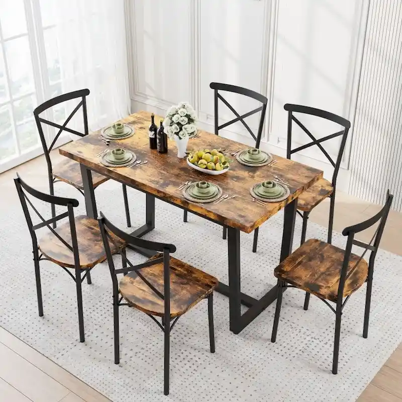 7 Pieces Dining Set Perfect for Kitchen