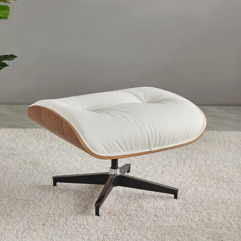 Mid Century Modern Leather Lounge Chair Armchair Recliner