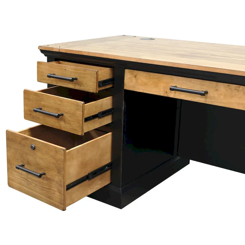 Executive Desk, Writing Table, Office Desk, Black