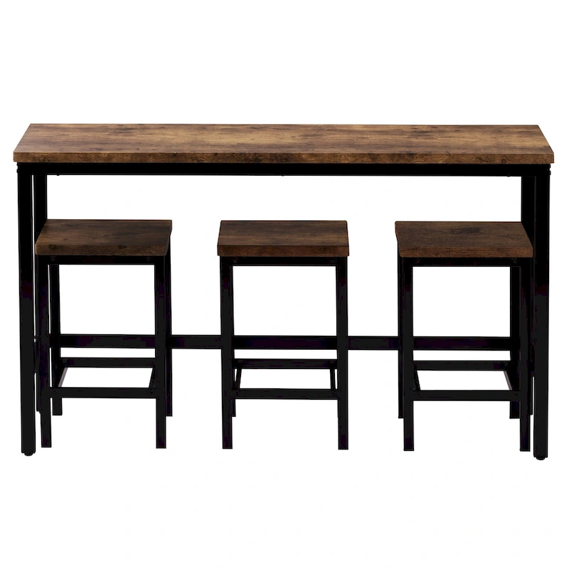 Counter Height Extra Long Dining Table Set