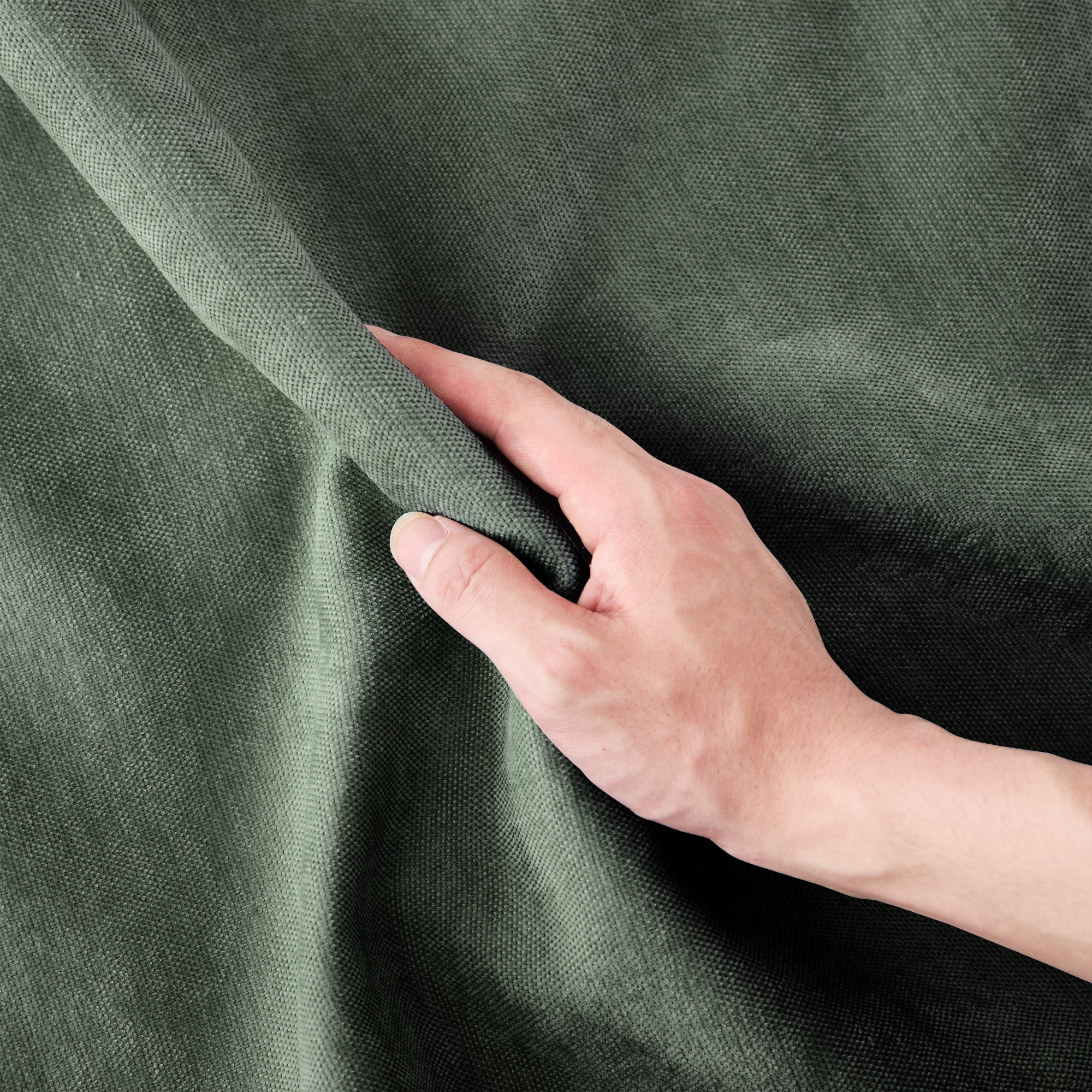 Walker Edison | High-Resilience Foam Chenille Sectional Sofa with Ottomans