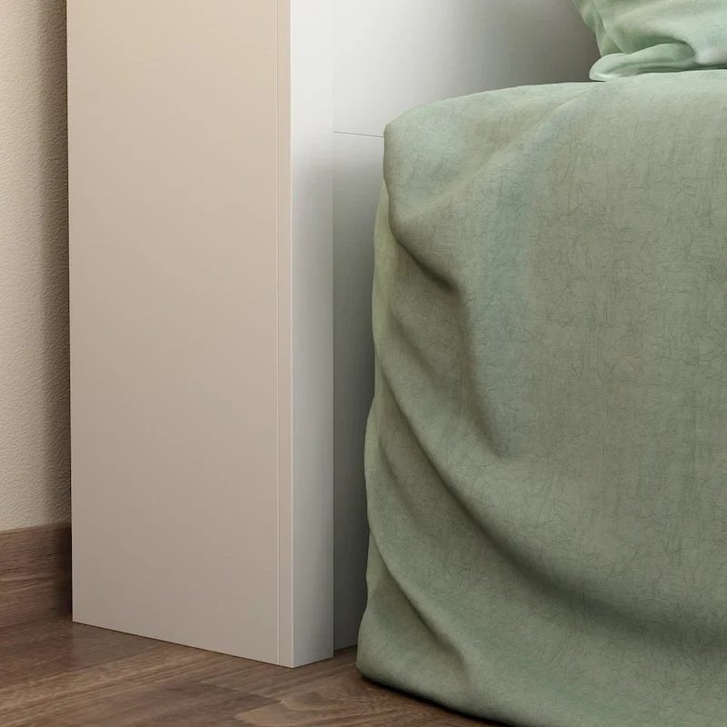 65 W Timechee Wooden Bookcase Headboard With Light