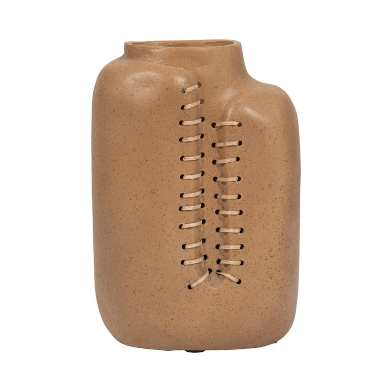 Sagebrook Home Neutral Textured Ceramic Artisan Vase