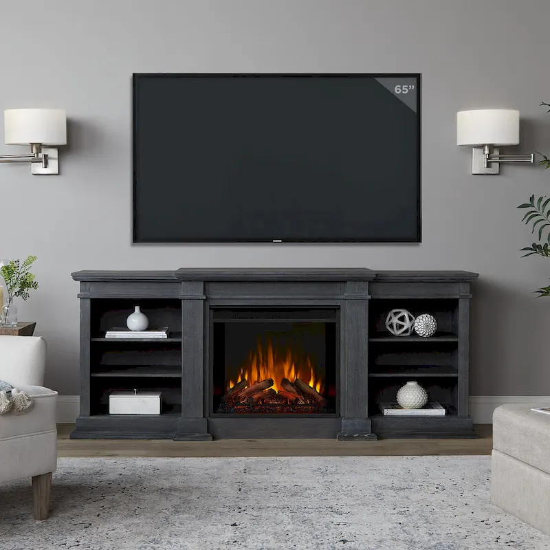 Fresno 72  Media Electric Fireplace by Real Flame