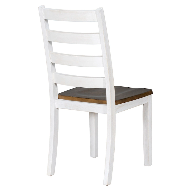 Rustic Style 6-Piece Dining Room Table Set with 4 Upholstered Chairs & a Bench