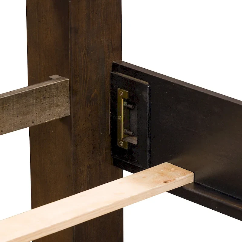 Big Valley Brownstone Distressed Queen Panel Bed