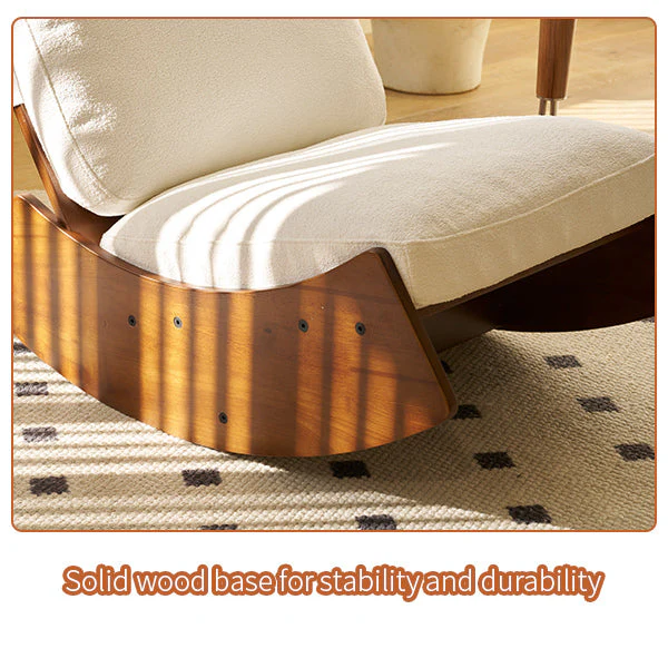 Walker Edison | Modern Glider Rocking Solid Wood Chair