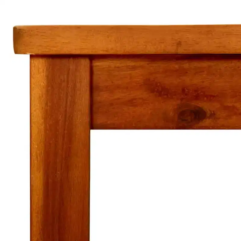 vidaXL Coffee Table Natural Wood Solid Acacia Wood - 33.5 x 33.5 x 17.7