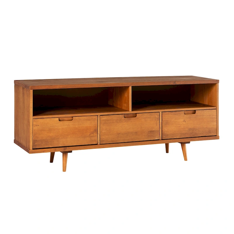 Middlebrook Alby 58-inch Mid-Century Solid Wood TV Stand