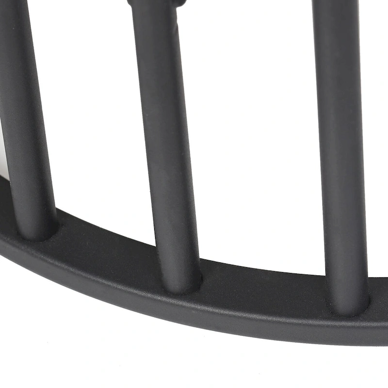 End Table 2-Tier Round Side Accent Table with Sintered Stone Tabletop - 15.7x15.7x21.3 inch