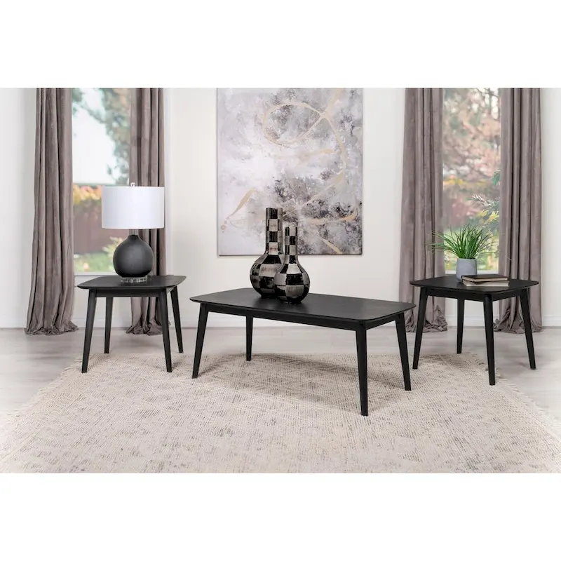 Bivens Black 3-piece Occasional Set