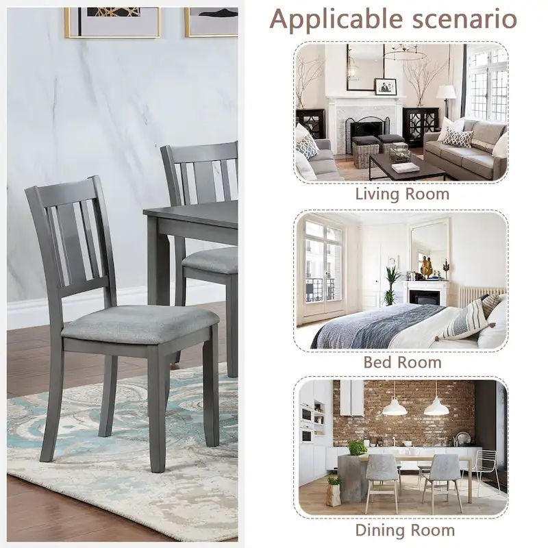 Dining Chairs with Padded Seat