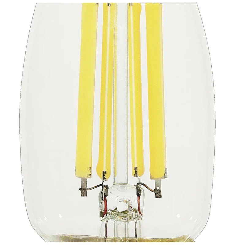 Westinghouse Lighting 6.5 Watt (100 Watt Equivalent) Clear B11 Dimmable Filament LED Light Bulb, Medium Base, 6 Pack - 6-Pack