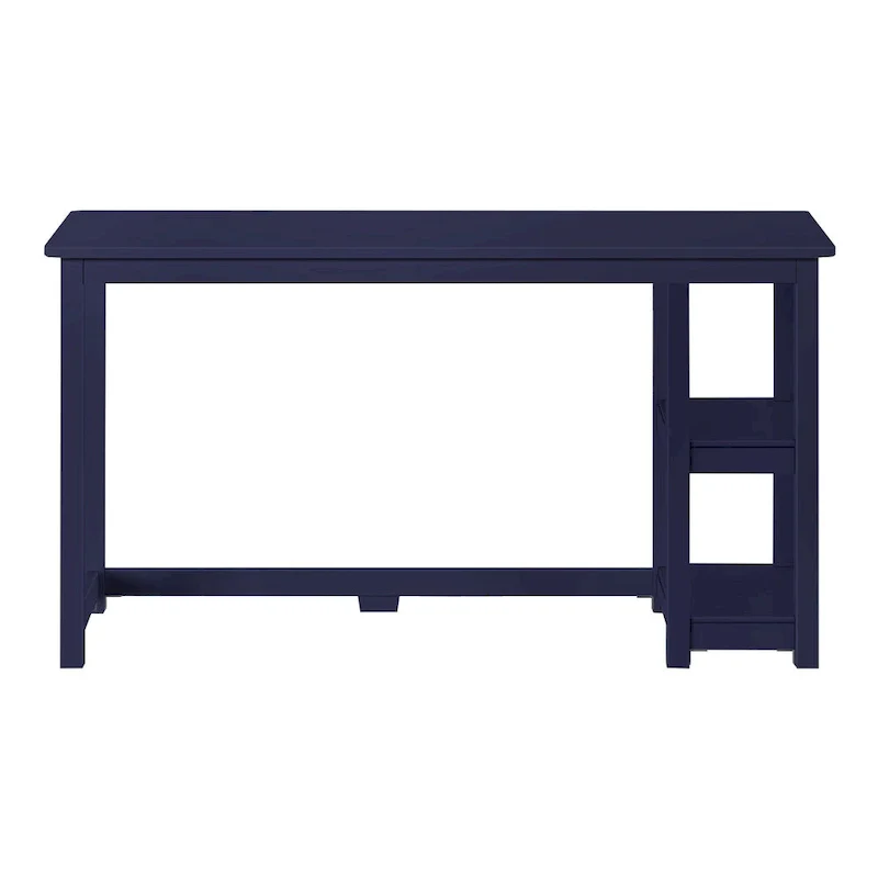 Computer Desk with Bookshelves - Wood Finish