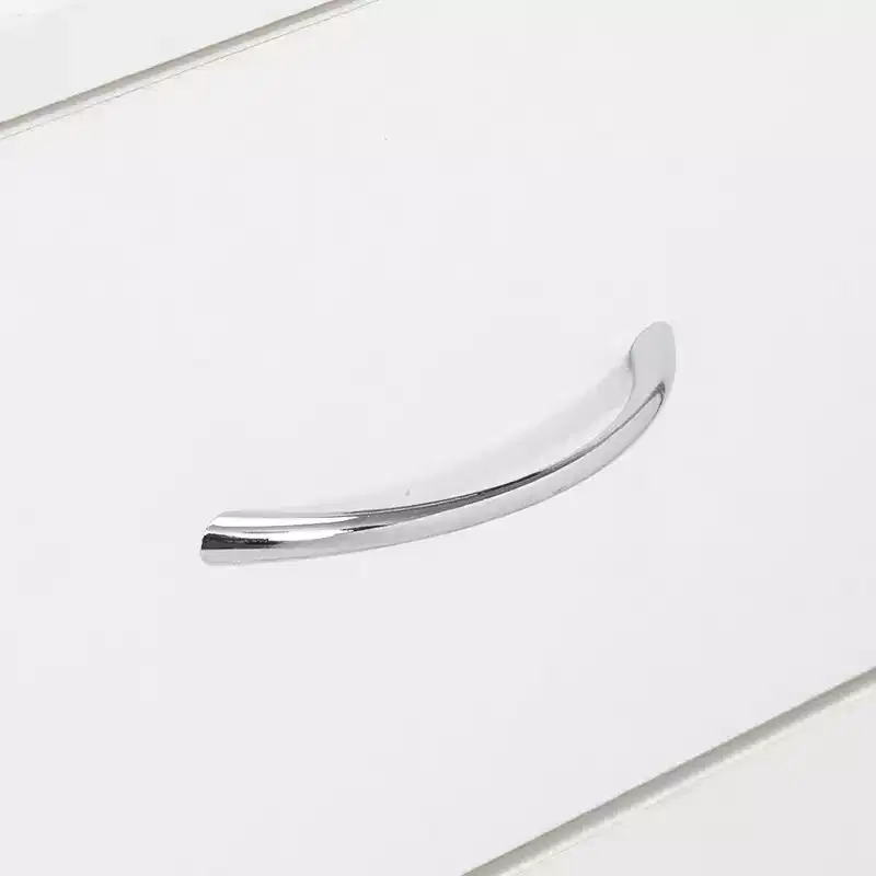 Karl Home 4-Drawer White Particle Board 25.98in. W Chest of Drawer