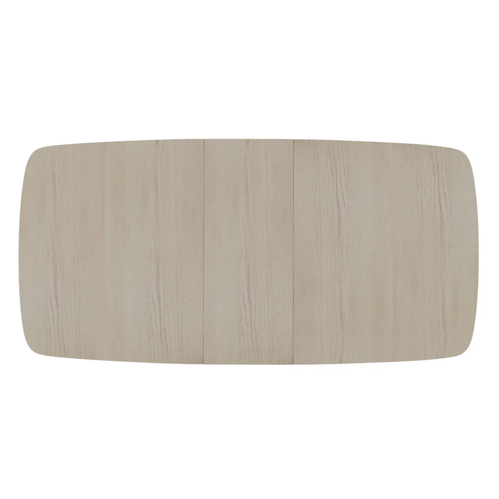 Carrie White Wash Extension Dining Table