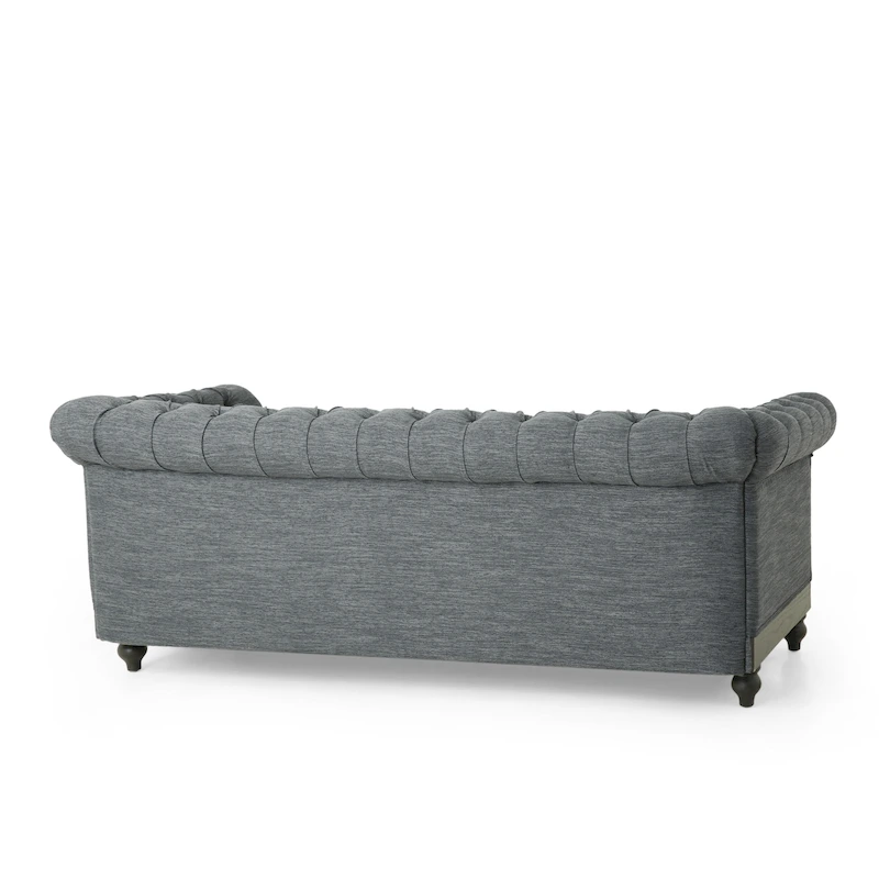 Castalia Nailhead Trim Chesterfield Sofa by Christopher Knight Home - 78.75 L x 33.50 W x 28.00 H