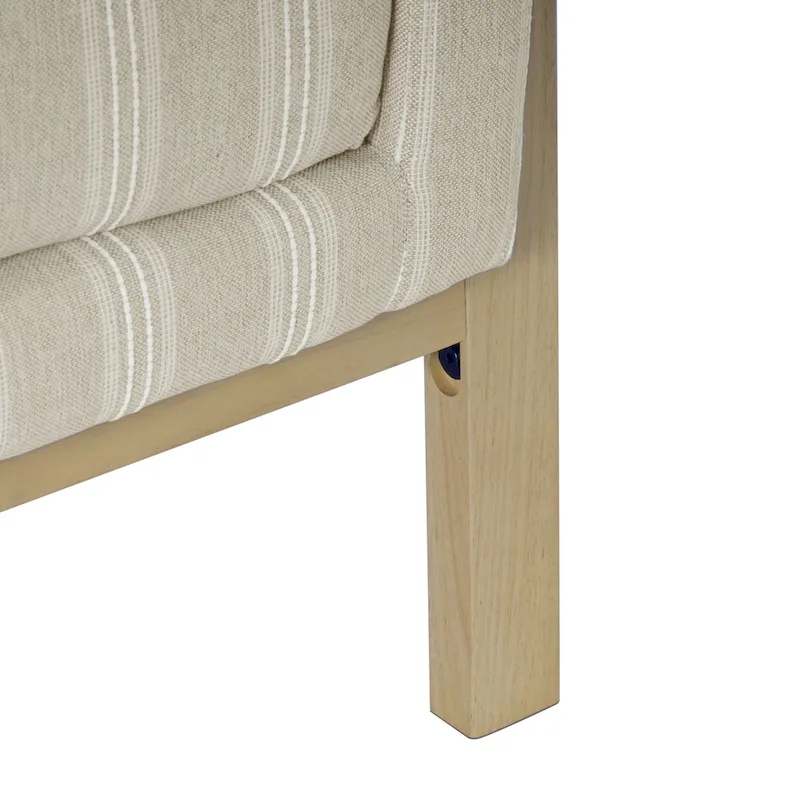 HomePop Modern Wood Frame Accent Chair