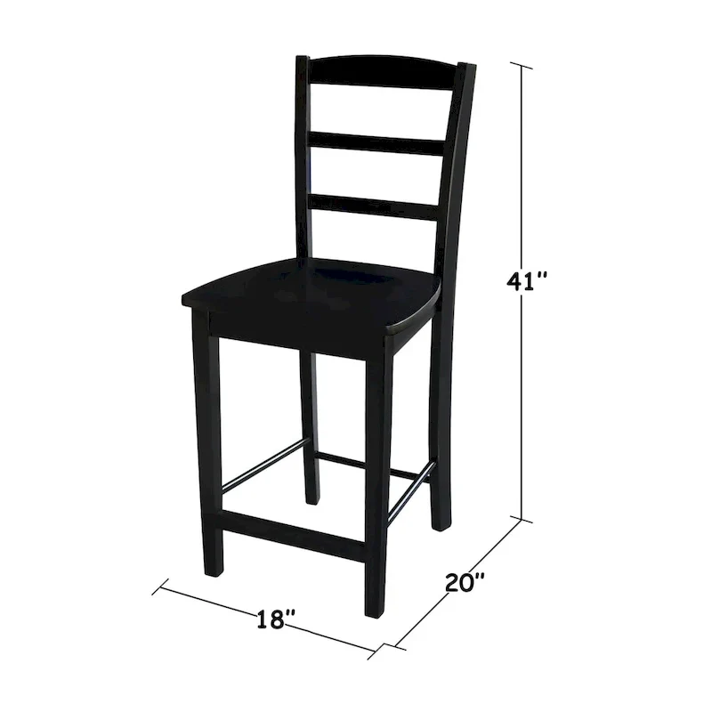 Solid Wood Bar Stool