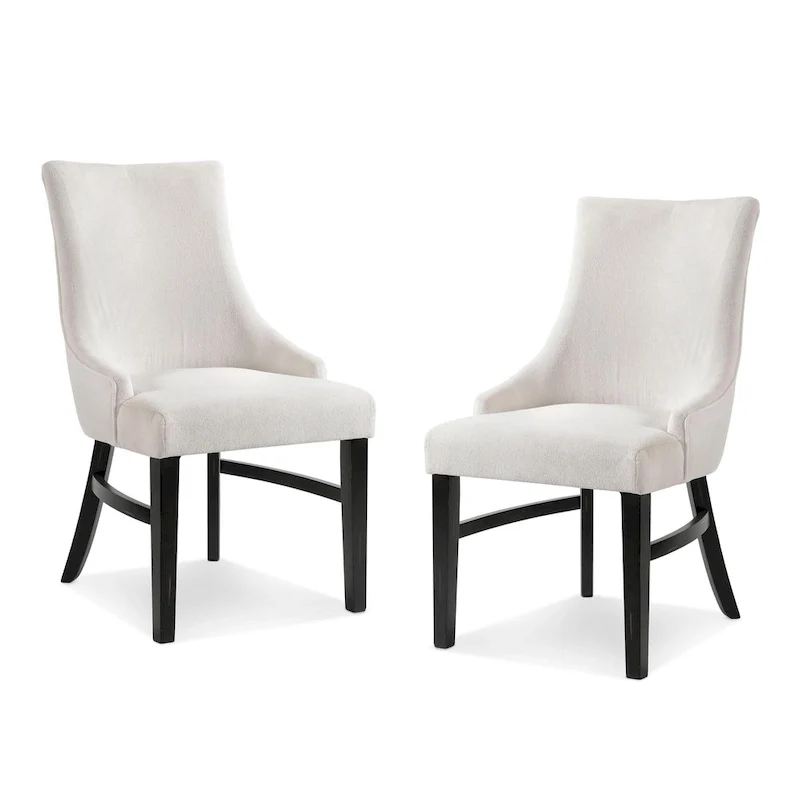 Furniture of America Kieran Farmhouse 7-Piece Black Wooden Dining Set