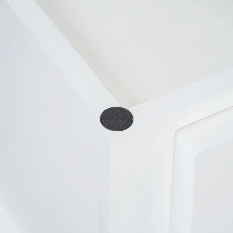 Classic Fluted Shoe Bench with Cushion & 3 Drawers