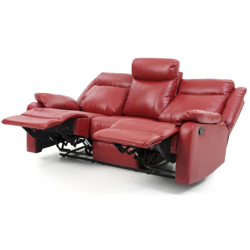 Ward Faux Leather Double Reclining Sofa