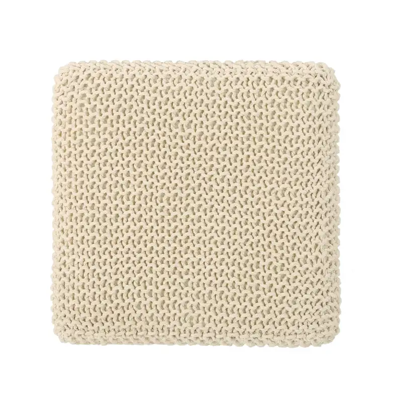 Tessie Knitted Foot Stool by Christopher Knight Home