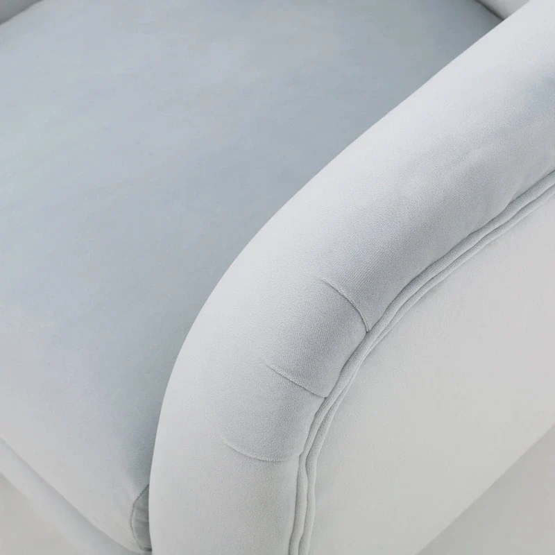 Alyssa Mid-century Upholstered Arm Chair by Christopher Knight Home - 30.25D x 34.25W x 39.75H