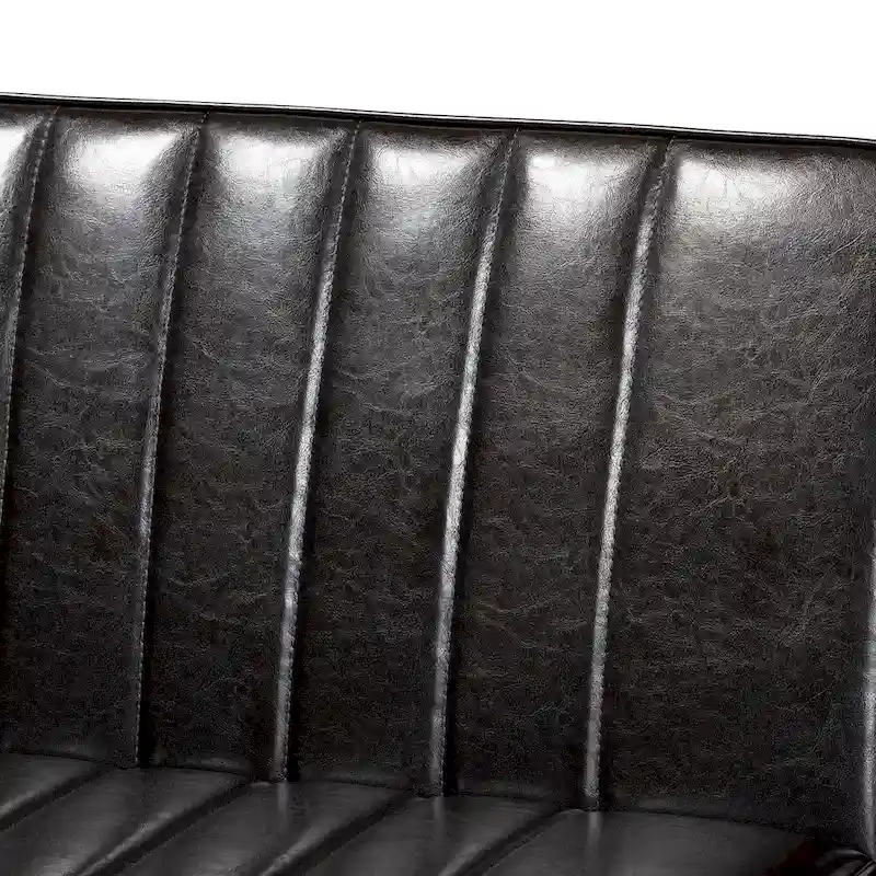 Daymond Mid-Century Upholstered and Walnut 5-PC Dining Nook Set