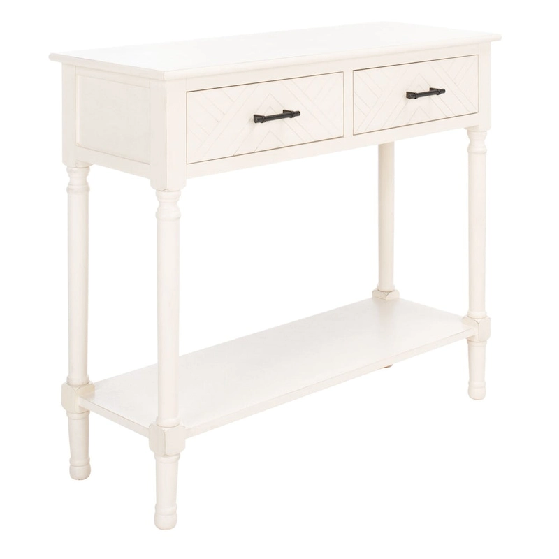 SAFAVIEH Eryka 2-Drawer Console Table - 35.5 W x 13 L x 29.5 H - 36Wx13Dx30H