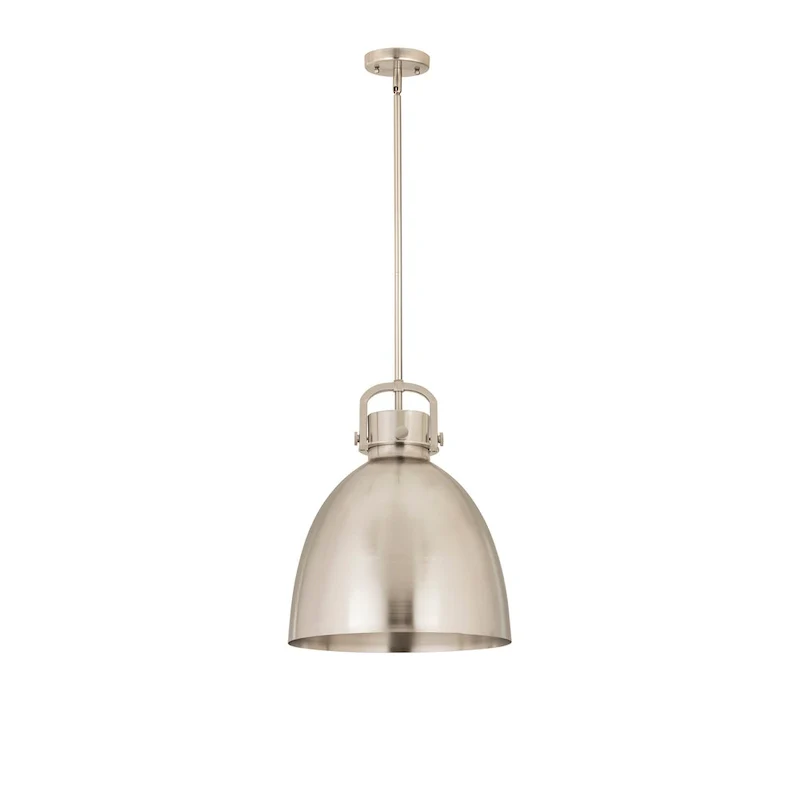 Innovations Lighting Newton Metal Bell - 1 Light 14  Stem Hung Pendant