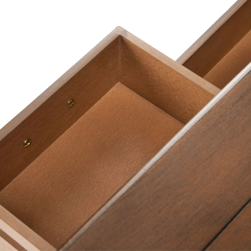 SAFAVIEH Leaner 3-Drawer Console Table - 23.5 W x 13 L x 29.5 H - 24Wx13Dx30H