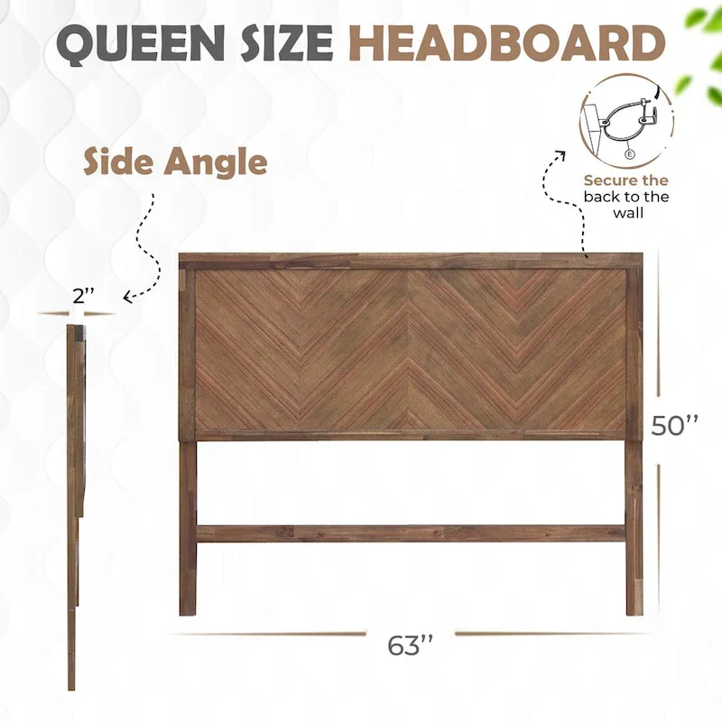 Piero Chevron Queen Headboard