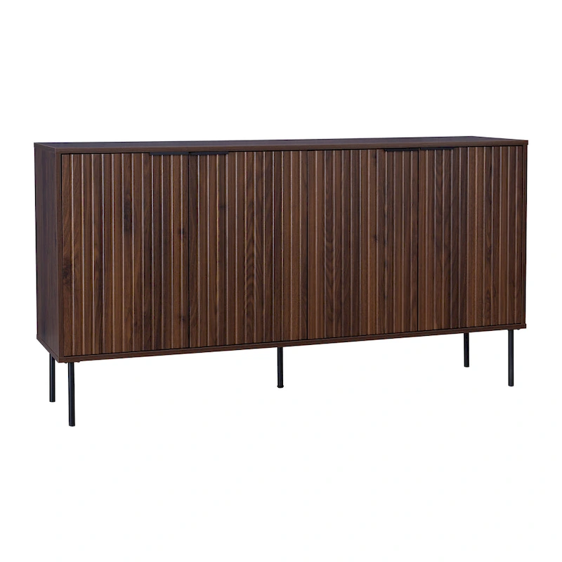 Lysander Fluted Sideboard Buffet Cabinet