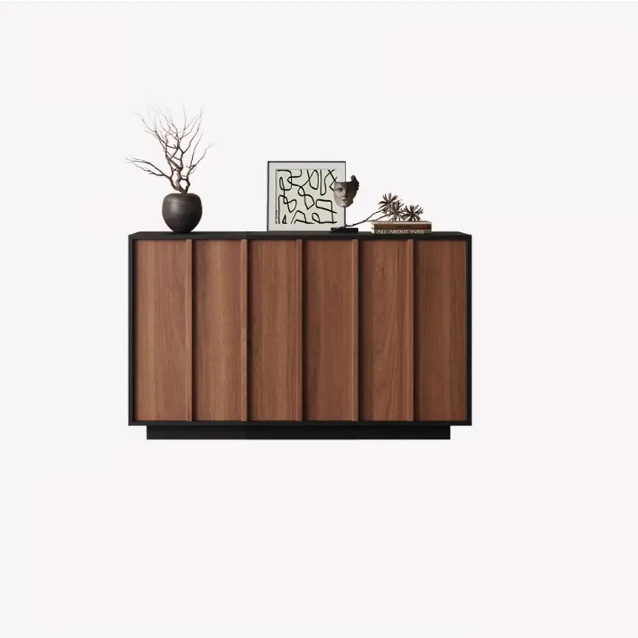 Modern Wood Buffet with Alterable Shelves