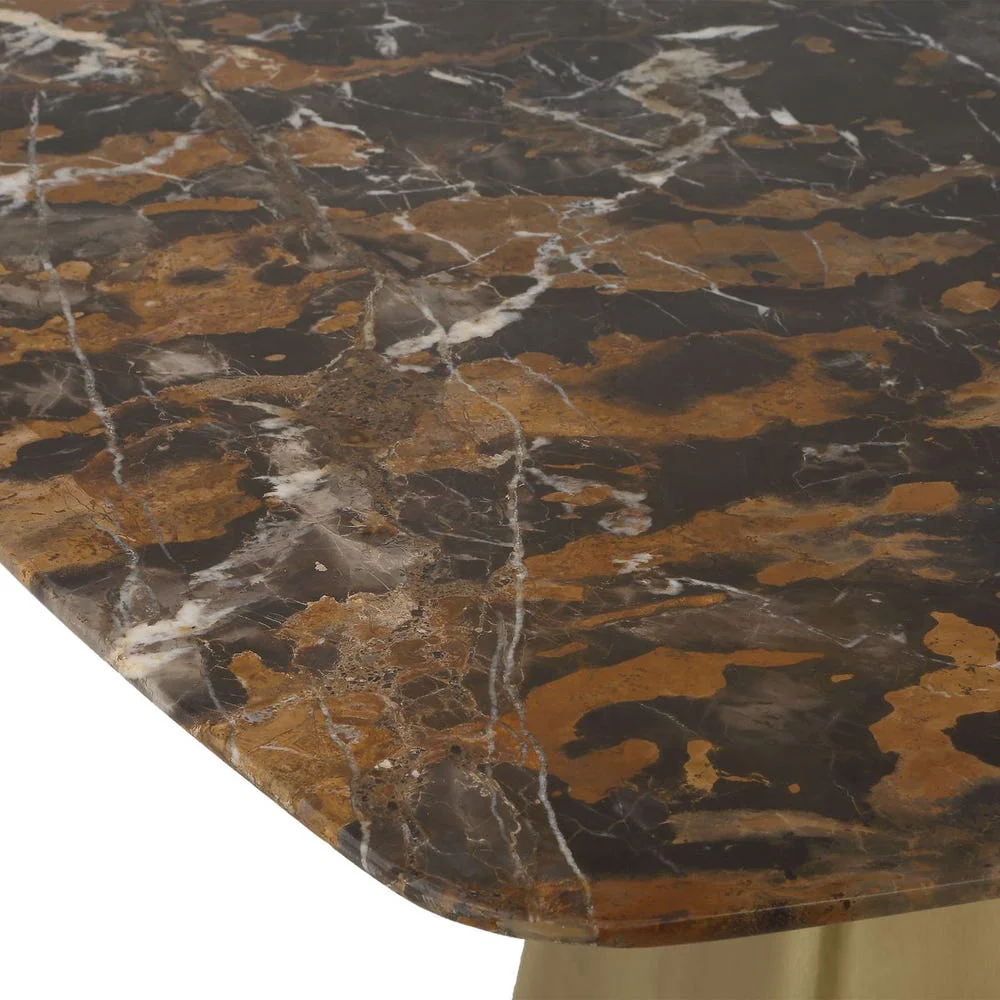 Equilateral Bistro Table - Michelangelo/Brass, 2 CARTONS