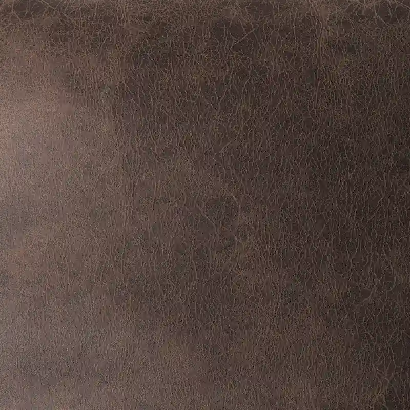 Leonidas Black Faux Leather w/Black Metal Frame Accent Chair