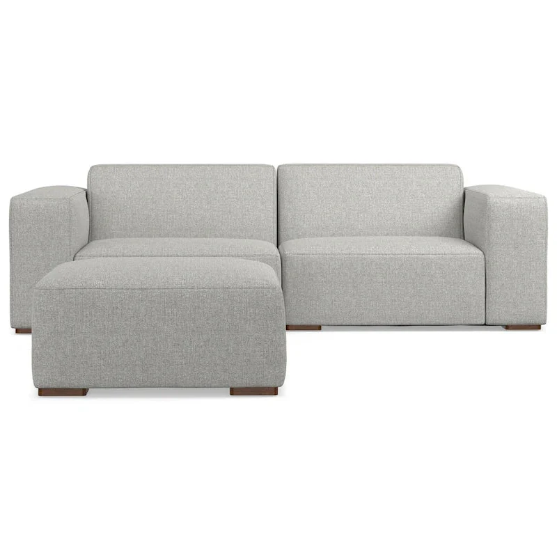 WYNDENHALL Biggs 2-Seater Modular Sofa and Ottoman Set