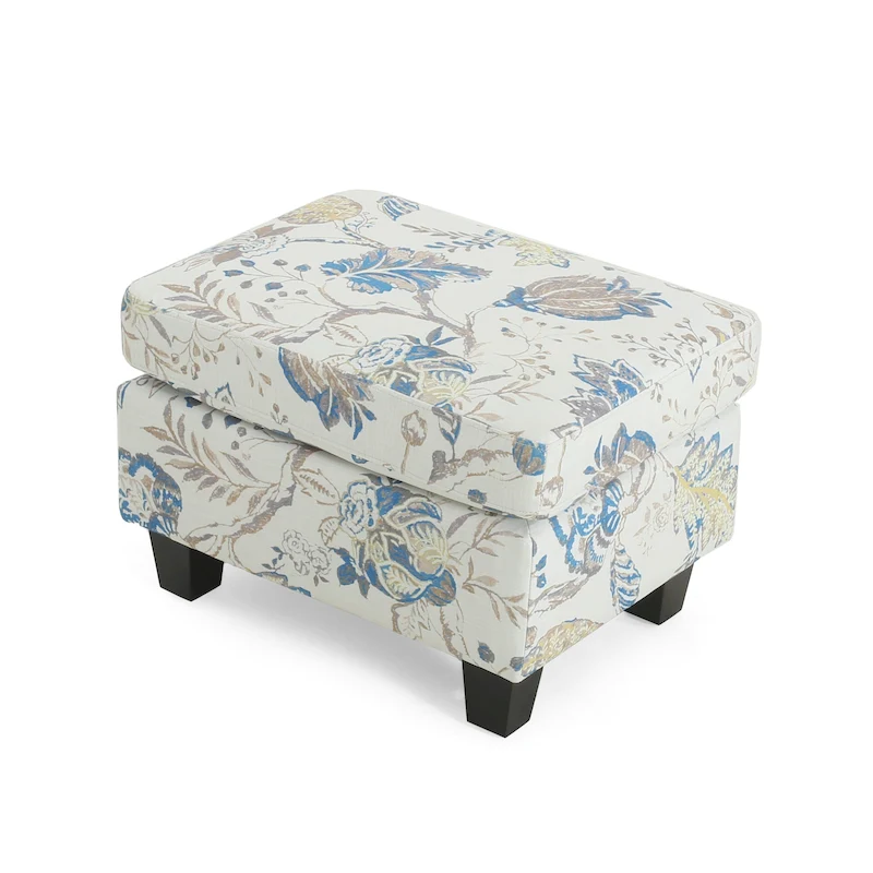 Rosella Fabric Ottoman by Christopher Knight Home