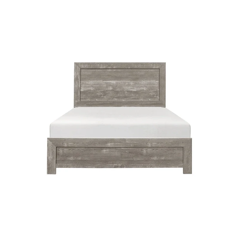 Tabina 3 Piece Gray Modern Panel Bedroom Set