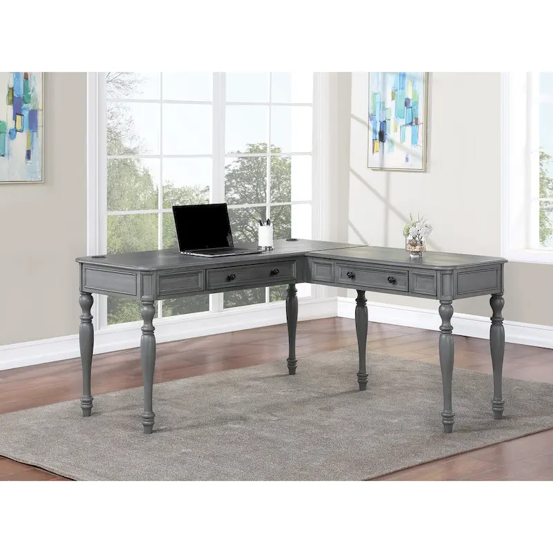 Country Meadows L-Shaped Desk