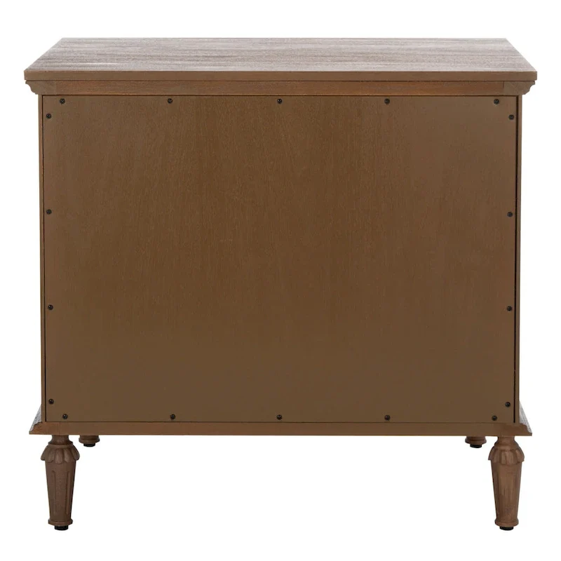 SAFAVIEH Couture Firyal 3-Drawer Wood Nightstand