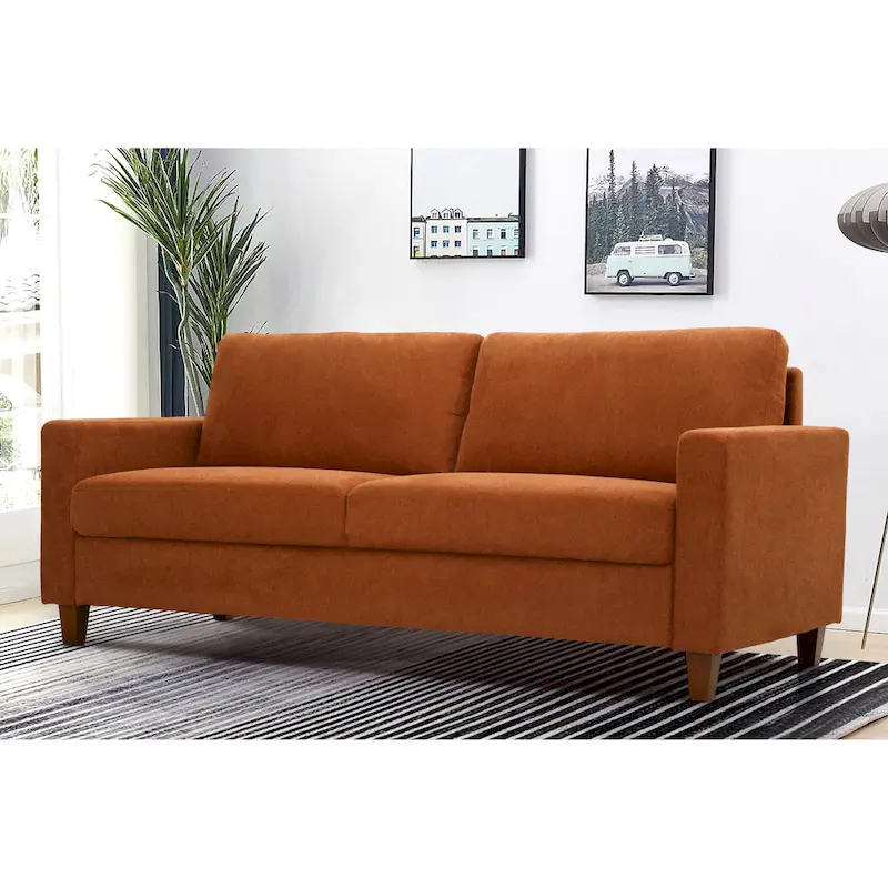 77 In Transitional Upholstered Living Room Sofa