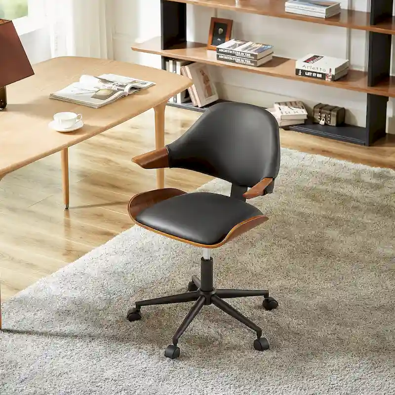 Adjustable and Rolling Desk Chair