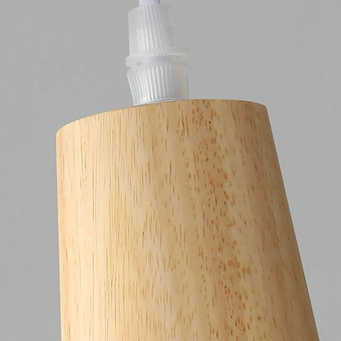 3 Lights Elegant Wooden Island Light with Acrylic Flower Shade