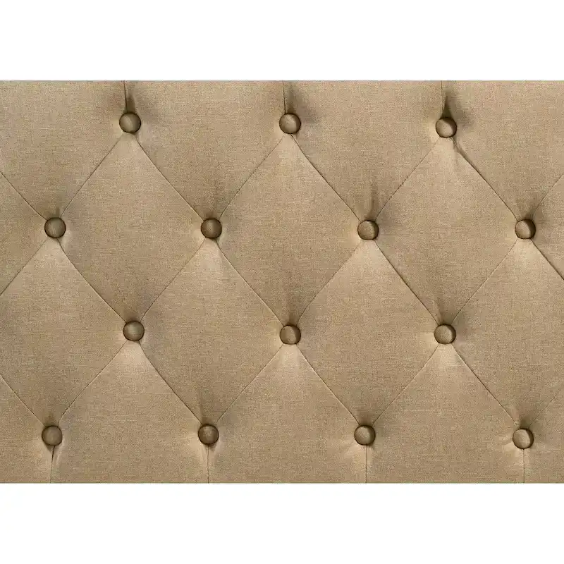 Furniture of America Tilly Button Tufted Fabric Upholstered Bed