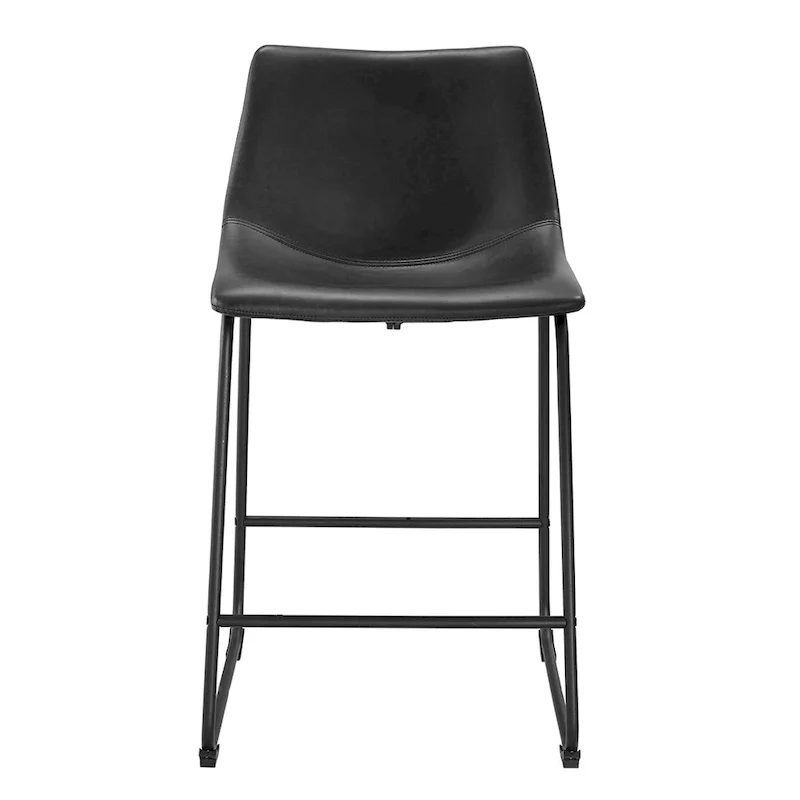 26-inch Faux Leather Counter Stool